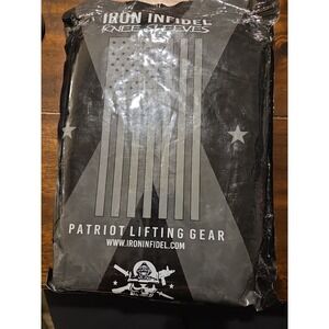 Iron Infidel Knee Sleeves Black‎ Xlarge